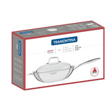 WOK CON ANTIADHERENTE 32CM - 5,20L. - TRI-PLY GRANO