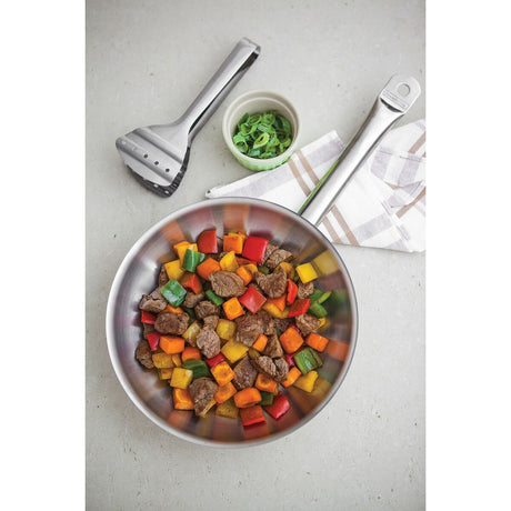 Sartén Tramontina Professional 30 cm de Acero Inoxidable con Fondo Triple – 2,9 L