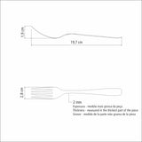 Juego de Cubiertos de Acero Amazonas 24 piezas