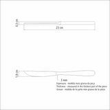 Juego de Cubiertos de Acero Amazonas 24 piezas