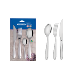 Tramontina Juego de Cubiertos de Acero Inoxidable Laguna 16 piezas