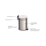CUBO DE BASURA 5l.