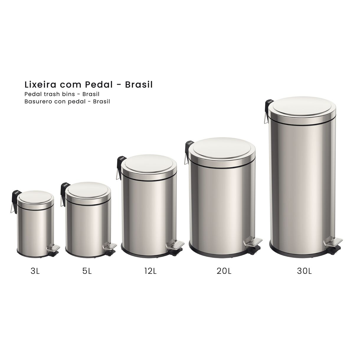 CUBO DE BASURA 30l.