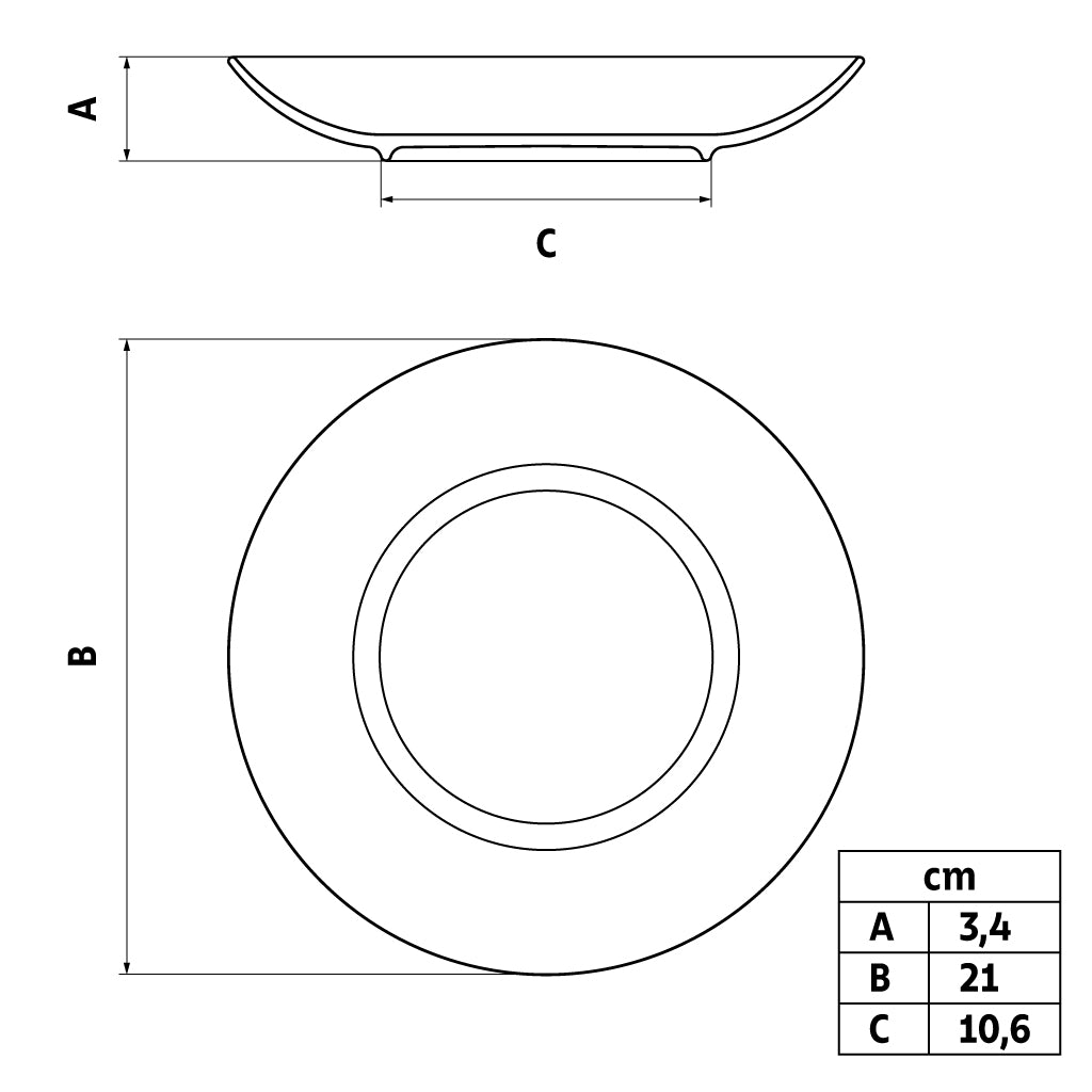 Juego de Vajilla en Porcelana Leonora 12 Piezas