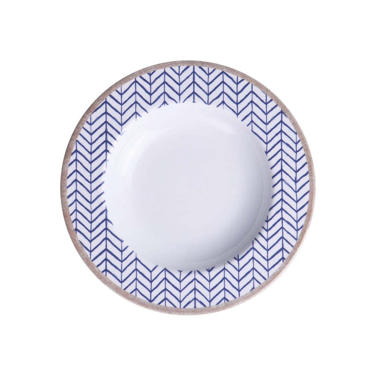 Tramontina Plato Hondo en Porcelana Abstracta 23 cm 12 unidades