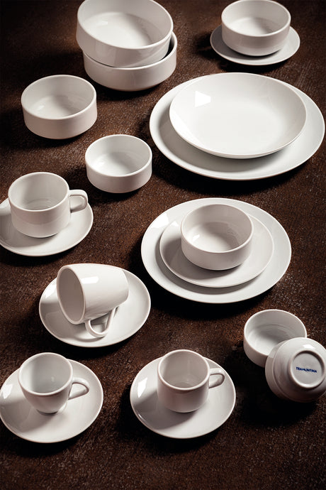 Tramontina Bowl Apilable Paola en Porcelana 16 cm 12 unidades