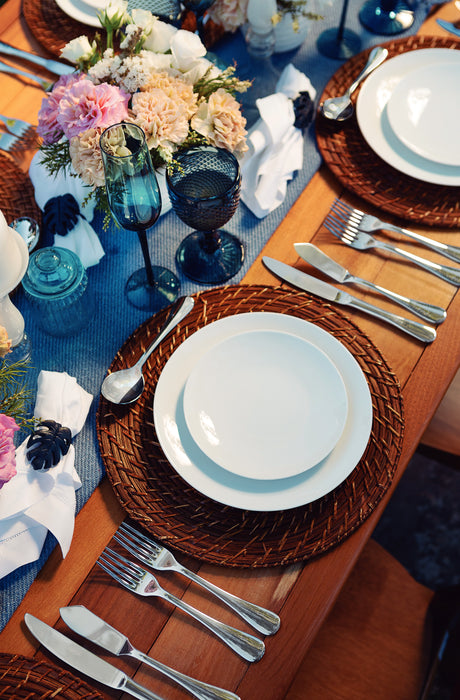 Platos de Postre de porcelana Sophia 21 cm 6 unidades