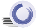 Juego de Platos Llanos porcelana Soho, 28 cm, 6 piezas
