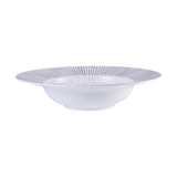 Tramontina Plato Pasta Diamantina en Porcelana 27 cm 12 unidades