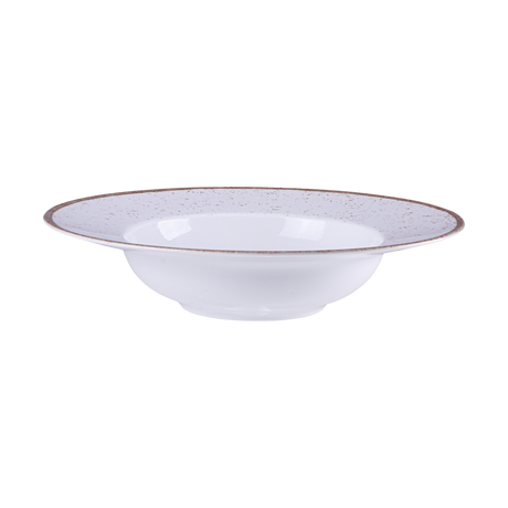 Tramontina Plato de Pasta en Porcelana Rústico Marrón 27 cm 12 unidades