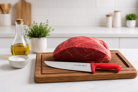 Tramontina Cuchillo Carnicero Rojo Professional 26,5 cm NSF