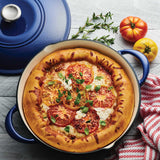 Tramontina Cazuela Baja de Hierro Fundido Esmaltado Azul 30 cm 3,8 L